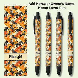 Add Horse or Owner's Name, Black Horses Pen