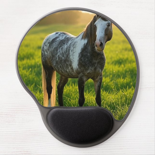 Add Horse Photo Customize Gel Mouse Pad (Front)