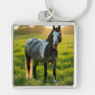 Add Horse Photo Customize Keychain