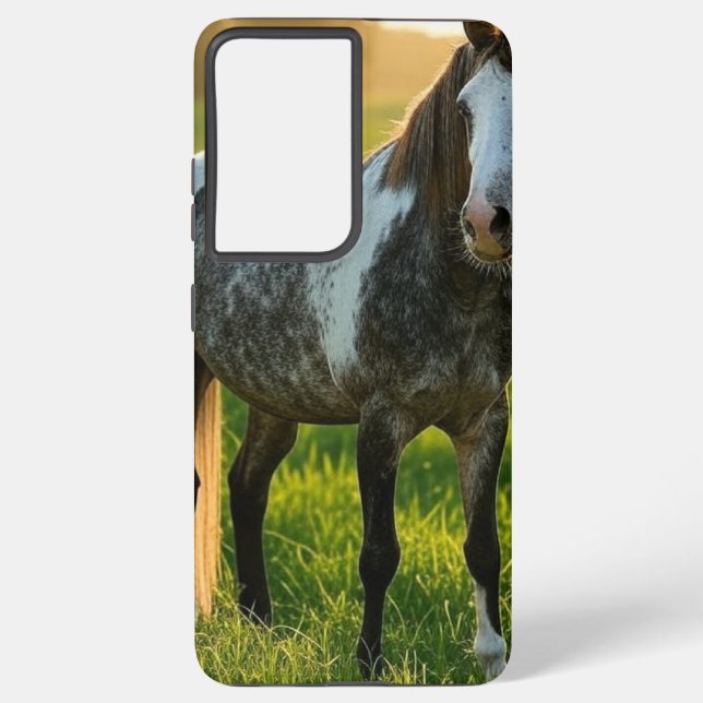 Add Horse Photo Customize Samsung Galaxy Case (Back)