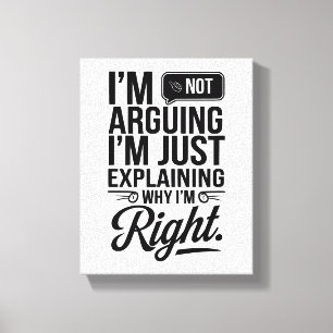 Add Humor to Your Space – Bold & Witty Canvas Print