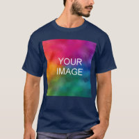 Add Image Photo Template Men's Double Sided Basic