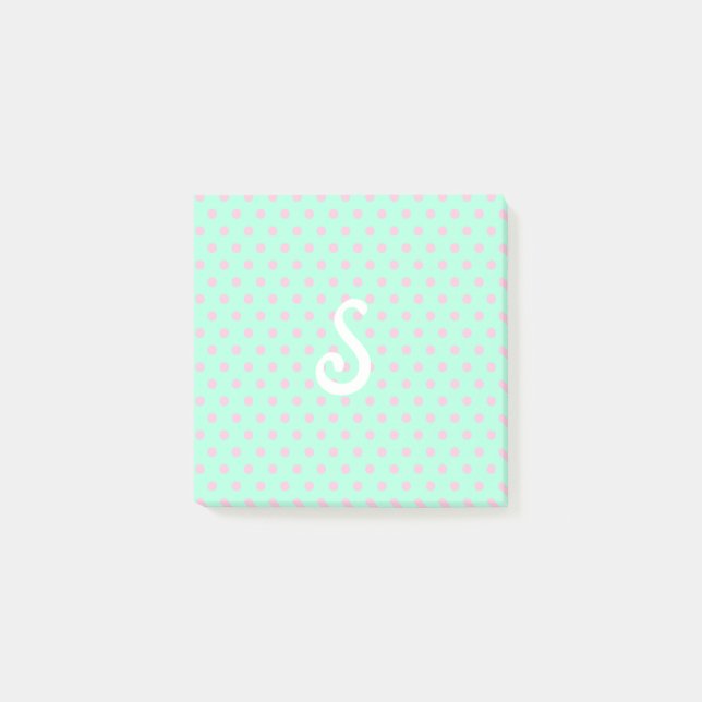 Add initial light green  Polka Dots Notes (Front)