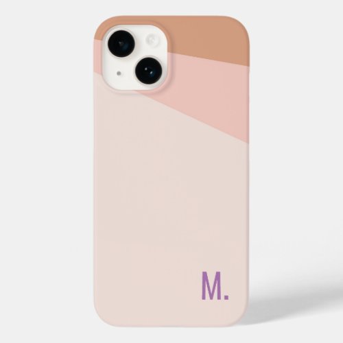 Add Initial Monogram Modern Minimalist Case_Mate iPhone 14 Case