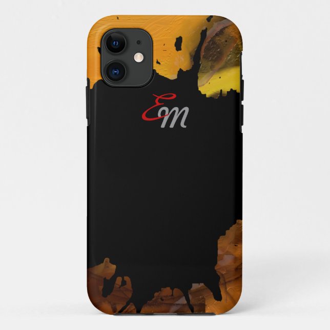 add initials abstract art Case-Mate iPhone case (Back)