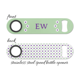 Add initials purple and green bar key