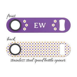 Add initials purple and orange bar key