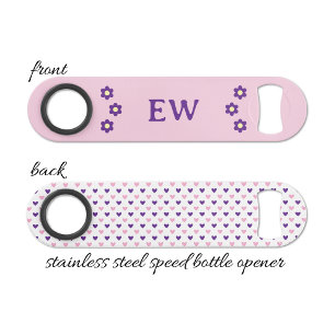 Add initials purple and pink bar key