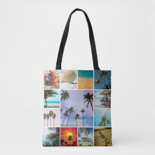 Add Instagram 13 Photo Collage Tote Bag