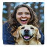 Add Labrador Retriever Photo Personalize Bandana