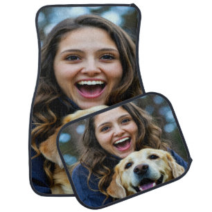 Add Labrador Retriever Photo Personalize Car Floor Mat