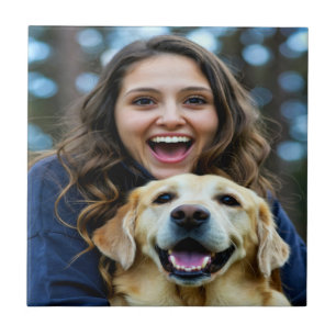 Add Labrador Retriever Photo Personalize Ceramic Tile