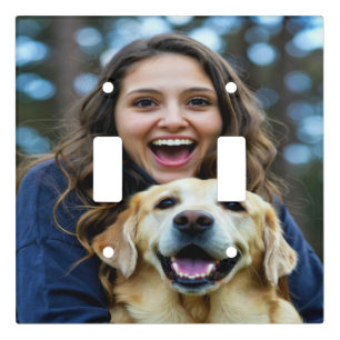 Add Labrador Retriever Photo Personalize Light Switch Cover