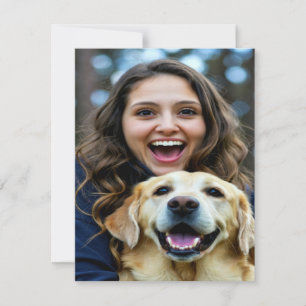 Add Labrador Retriever Photo Personalize Note Card