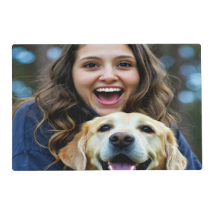 Add Labrador Retriever Photo Personalize Placemat