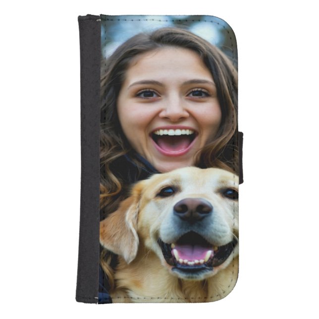 Add Labrador Retriever Photo Personalize Samsung Galaxy Wallet Case (Front)