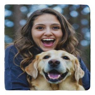 Add Labrador Retriever Photo Personalize Trivet