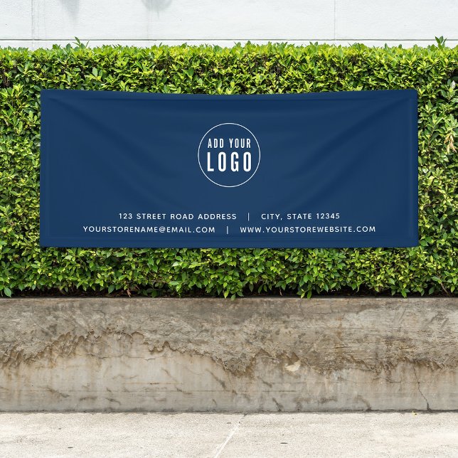 Add Logo Address Website Custom Color Business Banner (Creator Uploaded)