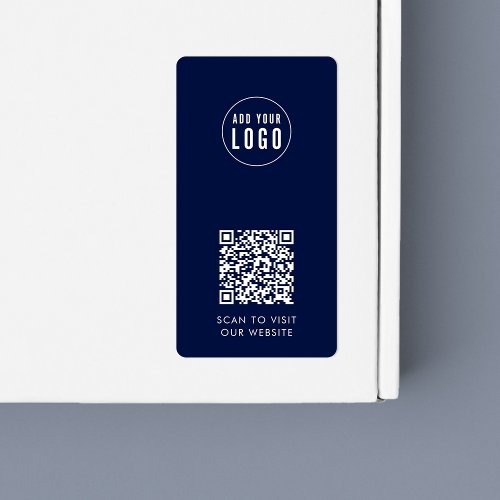 Add Logo and QR Code Custom Color Packaging Label