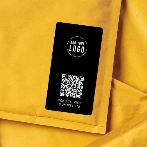 Add Logo and QR Code Custom Color Packaging Label