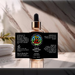 Add Logo Bottle Label 4oz or Oil Dropper Product