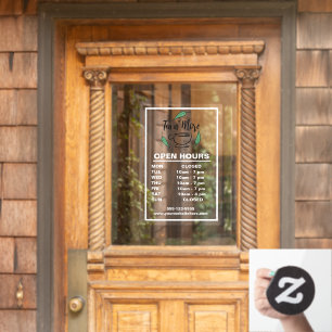 Add Logo Business Window Signs Decals