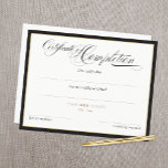 Add Logo Certificate of Completion Award<br><div class="desc">Stunning typography design.</div>