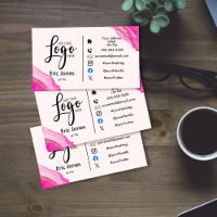 add logo Custom BUSINESS LOGO and social media Bus