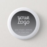 Add Logo | Dark Grey Gradient White Border Button