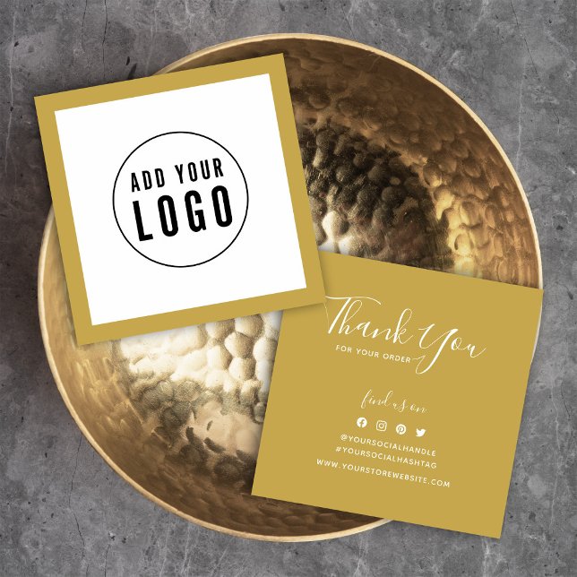 Add Logo Editable Border Social Thank You Insert (Creator Uploaded)