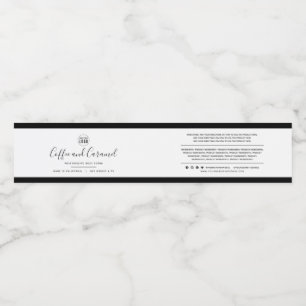 Add Logo Editable Color Ingredients Product Label