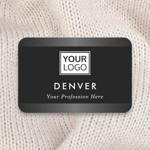 Add logo first name and title gray borders tag