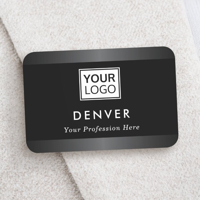 Add logo first name and title gray borders tag (Add logo first name and title gray borders tag)