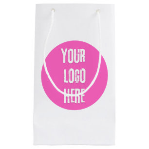 Add logo here On Gift Bags