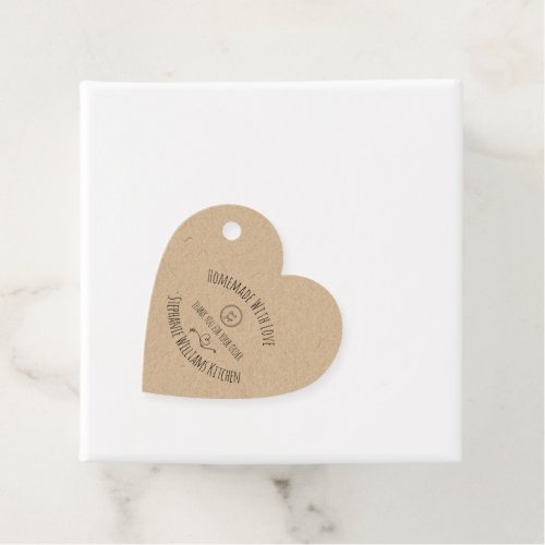 Add Logo Made with Love Thank you for your order Favor Tags