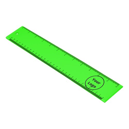 Add logo neon green ruler