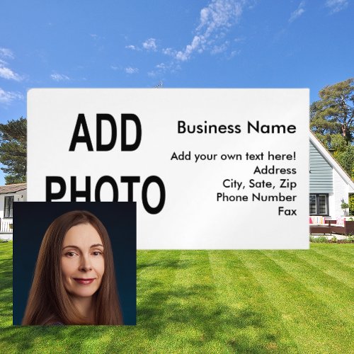 Add Logo or Photo Business Information Business Card Magnet