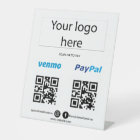 Add Logo Scan to Pay Venmo PayPal QR code Cashapp 
