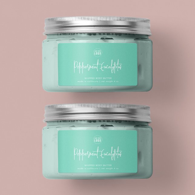 Add Logo Script Custom Color Minimalist Product Label (Creator Uploaded)