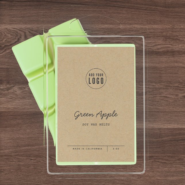 Add Logo Script Lines Kraft Product Label (Creator Uploaded)