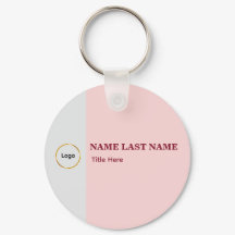 Add Logo Simple Blush Pink Name Title