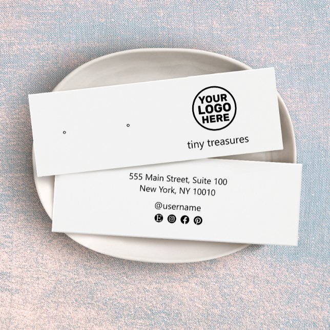 Add Logo Stud Earring  Display Card (Creator Uploaded)