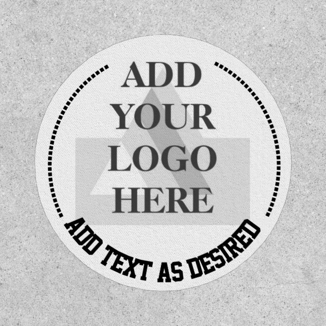 Add LOGO Team ICON Text Design Badge (Front)