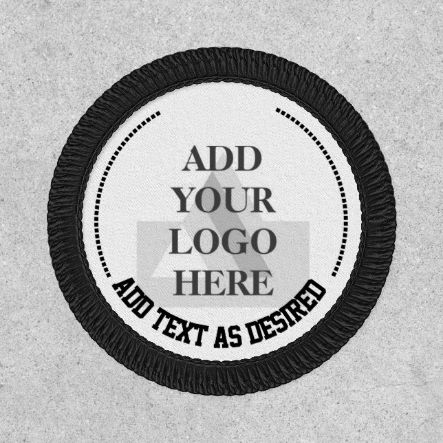 Add LOGO Team ICON Text Design Badge (Front)