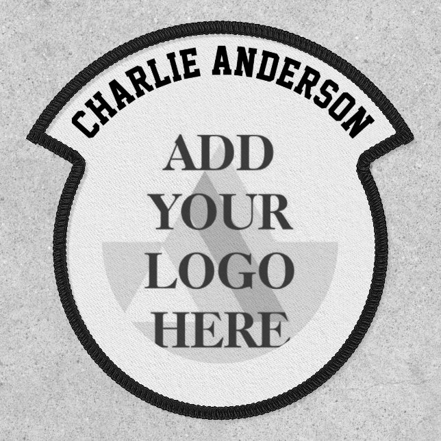 Add LOGO TEAM MASCOT PHOTO TEXT BADGE CUSTOM (Front)