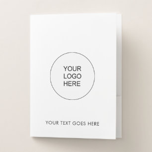 Add Logo Text Here Elegant Template Custom Pocket Folder