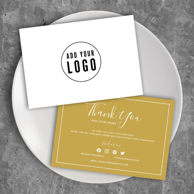 Add Logo White Border Editable Color Thank You (Creator Uploaded)
