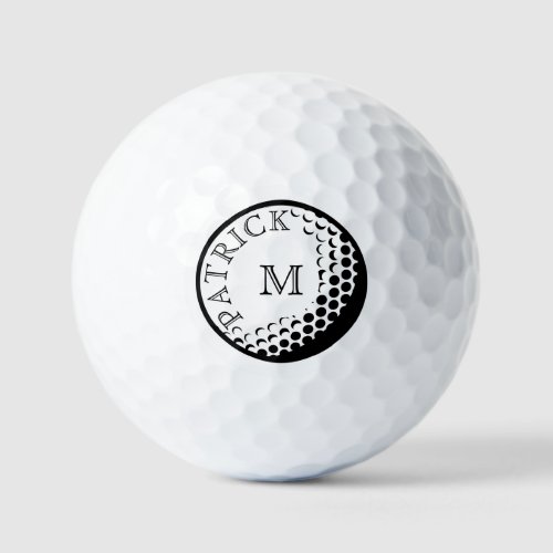 Add name and initial to this golf balls