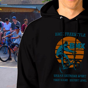 Add Name Change All Text BMX Freestyle Extreme Hoodie