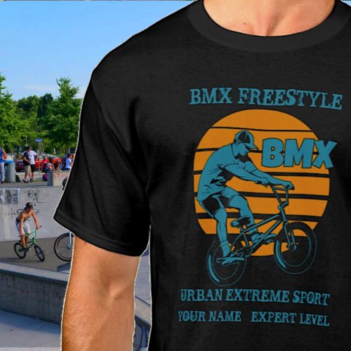 Add Name Change All Text BMX Freestyle Extreme     T_Shirt